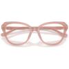 imageCoach Womens Hc6273u Universal Fit Hexagonal Prescription Eyewear FramesMilky BuffDemo Lens