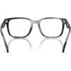 imageCoach Womens Hc6276u Universal Fit Square Prescription Eyewear FramesStriated BlueDemo Lens