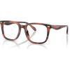 imageCoach Womens Hc6276u Universal Fit Square Prescription Eyewear FramesStriated CaramelDemo Lens