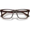 imageCoach Womens Hc6277u Universal Fit Square Prescription Eyewear FramesTransparent BrownDemo Lens