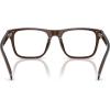 imageCoach Womens Hc6277u Universal Fit Square Prescription Eyewear FramesTransparent BrownDemo Lens