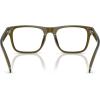 imageCoach Womens Hc6277u Universal Fit Square Prescription Eyewear FramesTransparent OliveDemo Lens