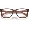 imageCoach Womens Hc6278u Universal Fit Rectangular Prescription Eyewear FramesMatte Transparent BrownDemo Lens
