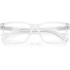 imageCoach Womens Hc6278u Universal Fit Rectangular Prescription Eyewear FramesMatte Transparent ClearDemo Lens