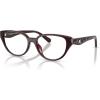 imageCoach Womens Hc6279d Square Prescription Eyewear FramesMilky MerlotDemo Lens