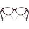 imageCoach Womens Hc6279d Square Prescription Eyewear FramesMilky MerlotDemo Lens