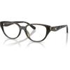 imageCoach Womens Hc6279d Square Prescription Eyewear FramesTransparent OakDemo Lens