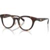 imageCoach Womens Hc6280d Round Prescription Eyewear FramesDark TortoiseDemo Lens