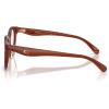 imageCoach Womens Hc6280d Round Prescription Eyewear FramesTransparent BrownDemo Lens