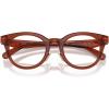 imageCoach Womens Hc6280d Round Prescription Eyewear FramesTransparent BrownDemo Lens