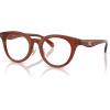 imageCoach Womens Hc6280d Round Prescription Eyewear FramesTransparent BrownDemo Lens