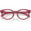 imageCoach Womens Hc6280d Round Prescription Eyewear FramesTransparent BurgundyDemo Lens