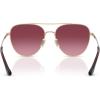 imageCoach Womens Hc7182 SunglassesShiny Light GoldMerlot Gradient