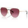 imageCoach Womens Hc7182 SunglassesShiny Light GoldMerlot Gradient