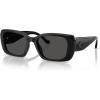 imageCoach Womens Hc8435u Universal Fit Square SunglassesBlackGrey Solid