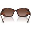 imageCoach Womens Hc8435u Universal Fit Square SunglassesDark TortoiseBrown Gradient Polarized