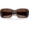 imageCoach Womens Hc8435u Universal Fit Square SunglassesDark TortoiseBrown Gradient Polarized