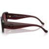 imageCoach Womens Hc8435u Universal Fit Square SunglassesMilky MerlotMerlot Gradient