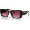 imageCoach Womens Hc8435u Universal Fit Square SunglassesMilky MerlotMerlot Gradient