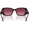 imageCoach Womens Hc8435u Universal Fit Square SunglassesMilky MerlotMerlot Gradient