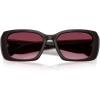 imageCoach Womens Hc8435u Universal Fit Square SunglassesMilky MerlotMerlot Gradient