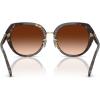 imageCoach Womens Hc8436 Octagonal SunglassesDark TortoiseBrown Gradient