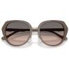 imageCoach Womens Hc8436 Octagonal SunglassesMilky GraphiteGrey Sand Gradient