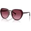imageCoach Womens Hc8436 Octagonal SunglassesMilky MerlotMerlot Gradient