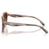 imageCoach Womens Hc8437u Universal Fit SunglassesStriated RedwoodMapleBrown Gradient