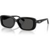 imageCoach Womens Hc8444d Rectangular SunglassesBlackGrey Solid