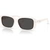 imageCoach Womens Hc8444d Rectangular SunglassesMilky CloudGrey Solid
