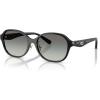 imageCoach Womens Hc8445d SunglassesBlackGrey Gradient