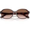 imageCoach Womens Hc8445d SunglassesDark TortoiseBrown Gradient