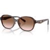 imageCoach Womens Hc8445d SunglassesDark TortoiseBrown Gradient