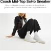 imageCoach Womens Midtop Soho SneakerOptical White