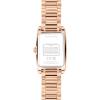 imageCoach Womens Reese 2H Quartz Watch Petite Rectangle Case Stainless Steel Link Bracelet with Crystal Accents Timeless Minimalism for Every Day  Gift for HerRose Gold