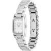 imageCoach Womens Reese 2H Quartz Watch Petite Rectangle Case Stainless Steel Link Bracelet with Crystal Accents Timeless Minimalism for Every Day  Gift for HerSilver