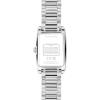 imageCoach Womens Reese 2H Quartz Watch Petite Rectangle Case Stainless Steel Link Bracelet with Crystal Accents Timeless Minimalism for Every Day  Gift for HerTwo Tone