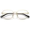 imageCoach womens Hc5198td Square Prescription Eyewear FramesShiny Light GoldDemo Lens