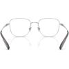 imageCoach womens Hc5198td Square Prescription Eyewear FramesShiny SilverDemo Lens