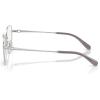 imageCoach womens Hc5198td Square Prescription Eyewear FramesShiny SilverDemo Lens