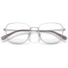 imageCoach womens Hc5198td Square Prescription Eyewear FramesShiny SilverDemo Lens
