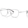 imageCoach womens Hc5198td Square Prescription Eyewear FramesShiny SilverDemo Lens