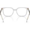 imageCoach womens Hc6271u Universal Fit Square Prescription Eyewear FramesMilky DoveDemo Lens