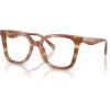imageCoach womens Hc6274u Universal Fit Square Prescription Eyewear FramesStriated BarkMossDemo Lens