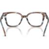 imageCoach womens Hc6274u Universal Fit Square Prescription Eyewear FramesStriated MapleBlueberryDemo Lens