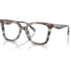 imageCoach womens Hc6274u Universal Fit Square Prescription Eyewear FramesStriated MapleBlueberryDemo Lens