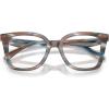 imageCoach womens Hc6274u Universal Fit Square Prescription Eyewear FramesStriated MapleBlueberryDemo Lens