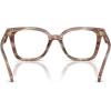 imageCoach womens Hc6274u Universal Fit Square Prescription Eyewear FramesStriated RedwoodMapleDemo Lens