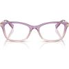 imageCOACH Womens HC6142 Square Prescription Eyewear Frames AmethystPink GradientDemo Lens 51 mm